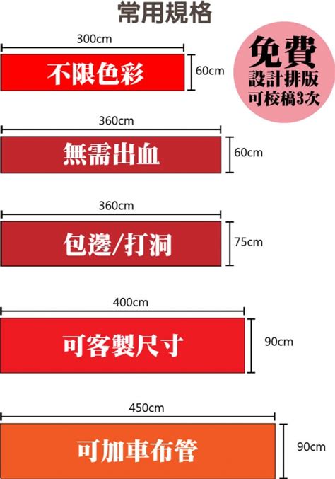 紅布條尺寸|經典數位印刷